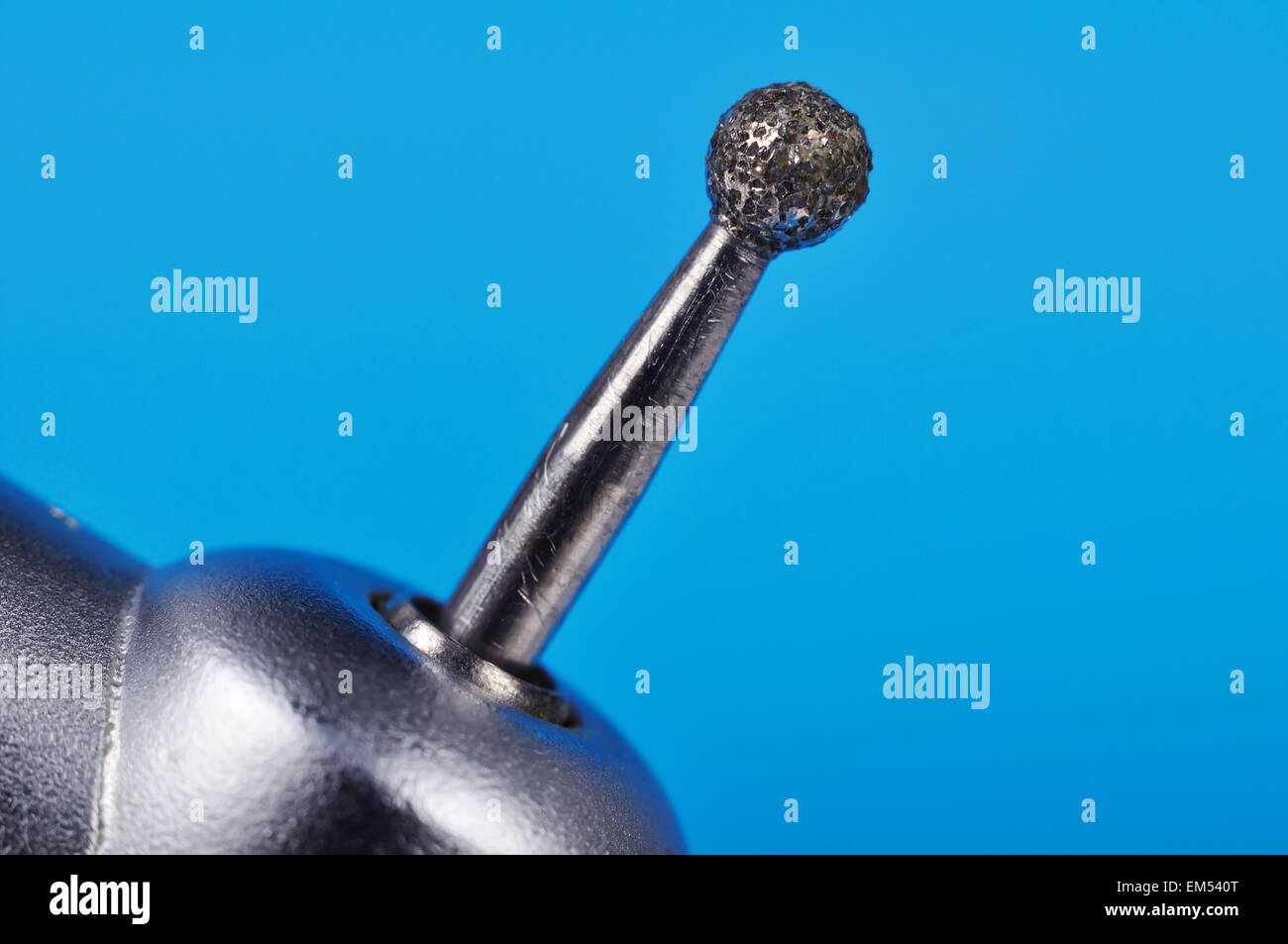 dental drill isolated on blue, high definition Stock Photo Alamy