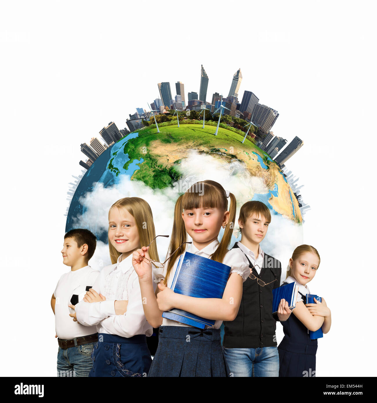 Group of kids Stock Photo - Alamy