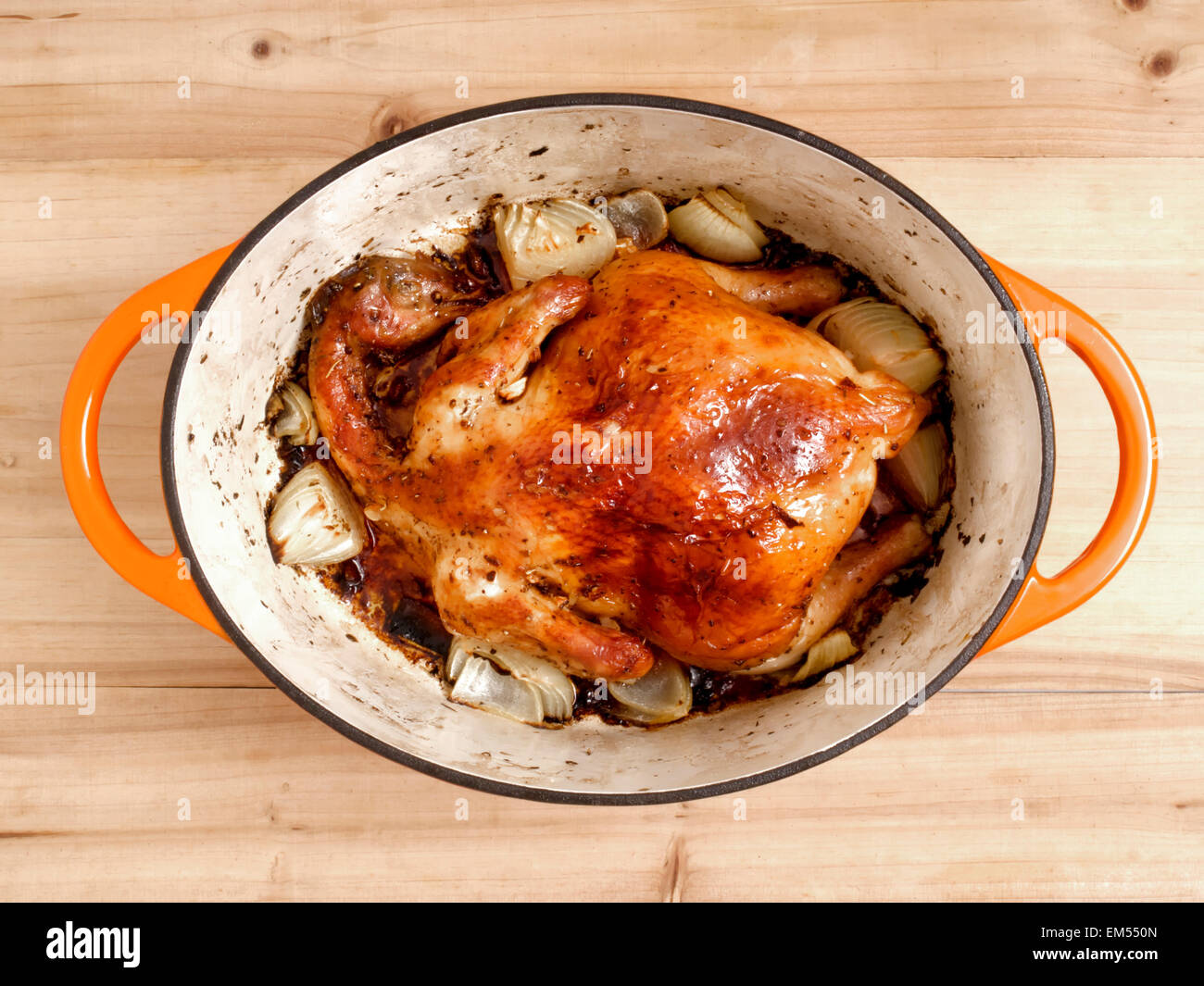 golden roasted chicken Stock Photo Alamy