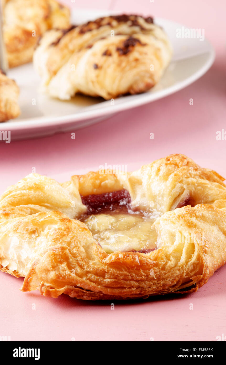 danish pastry and some cake Stock Photo Alamy