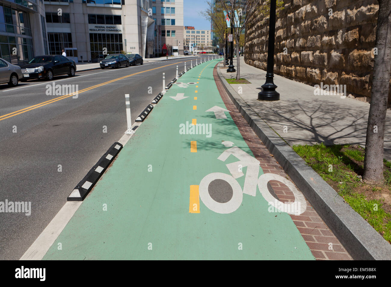 designated bike lanes