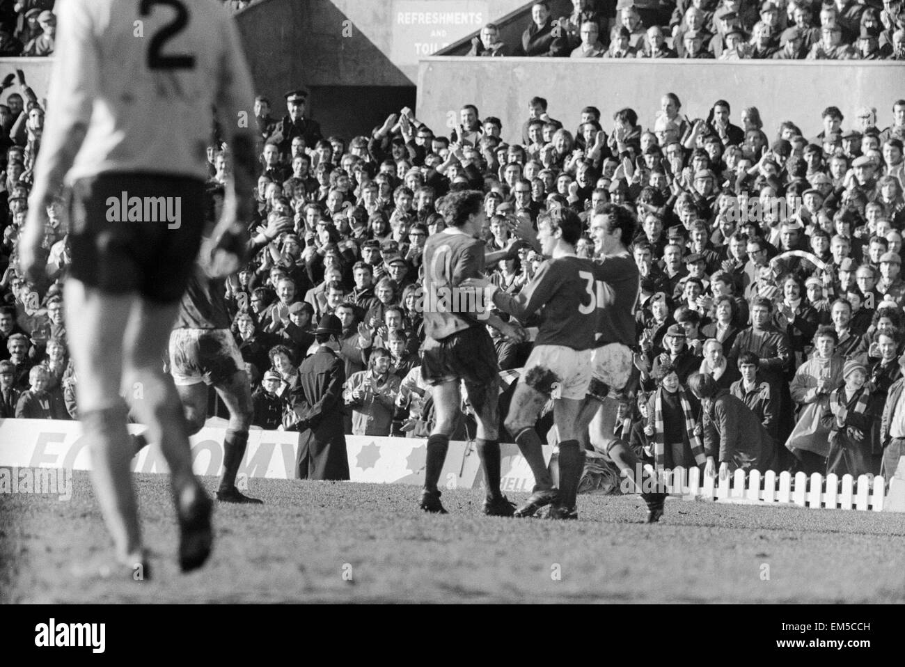 Manchester United v Southampton league match at Old Trafford 20th Stock