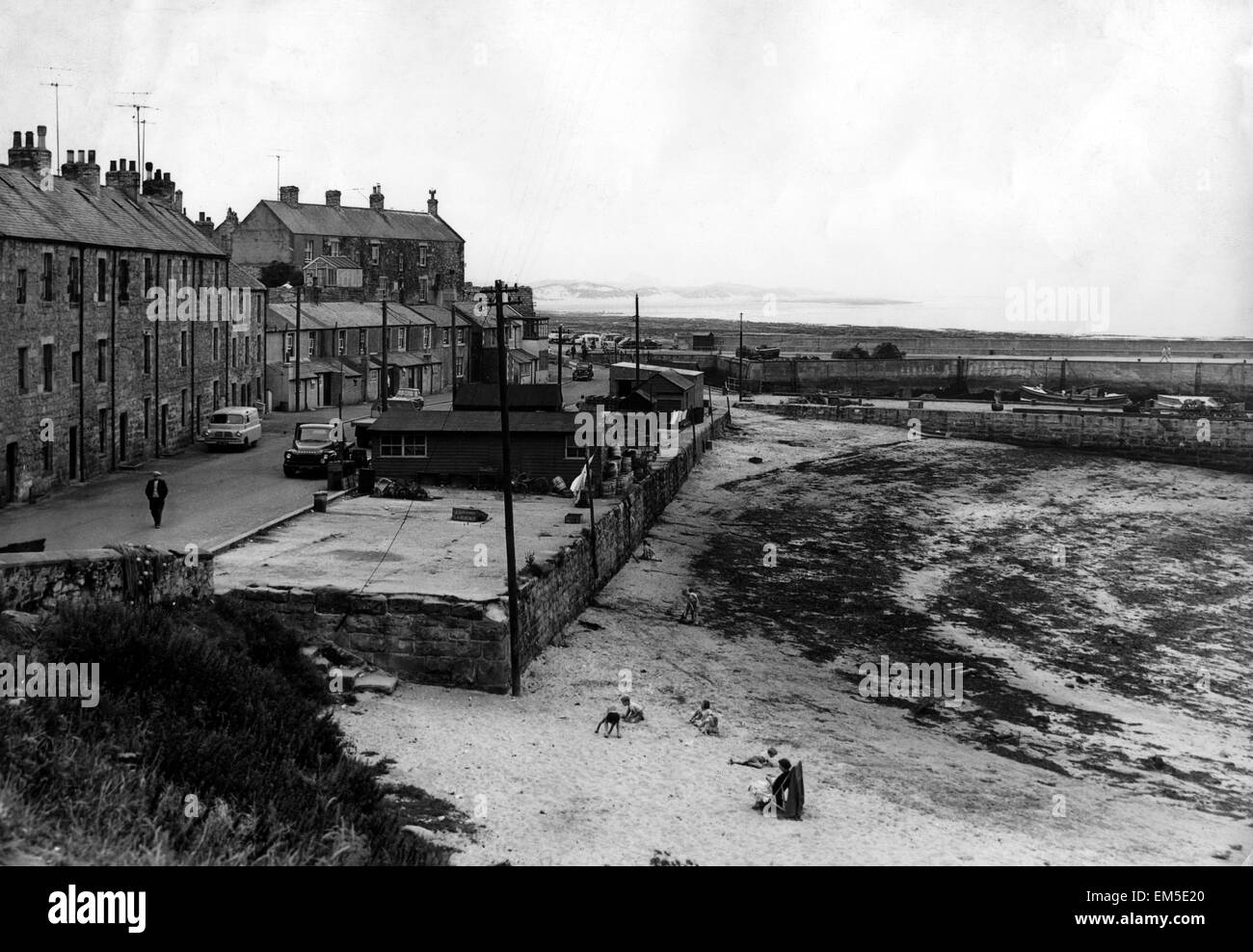 Seahouses in Northumberland. c.1959 Stock Photo