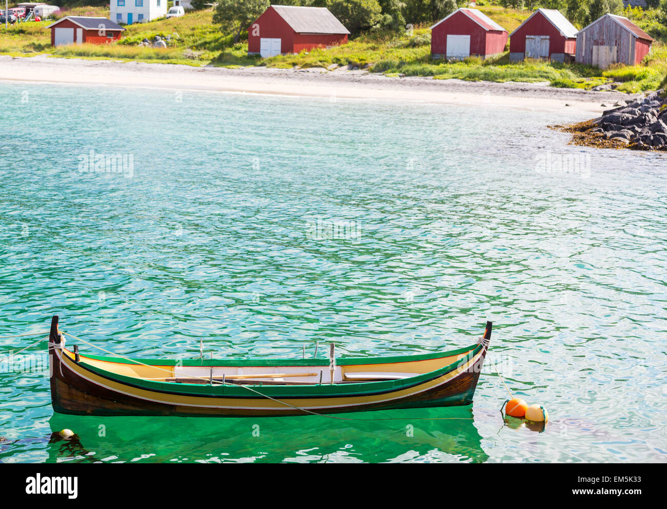 Lake water norway nature boats hi-res stock photography and images - Alamy