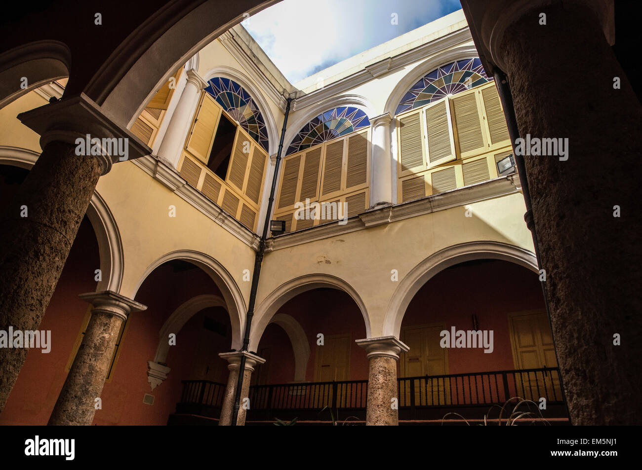 Interior of the Rum Museum in Cuba Stock Photo Alamy