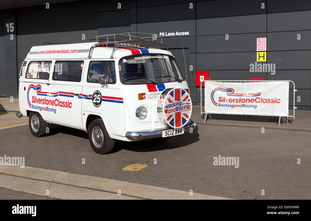A classic VW microbus advertising the 2015 Silver Anniversary ...