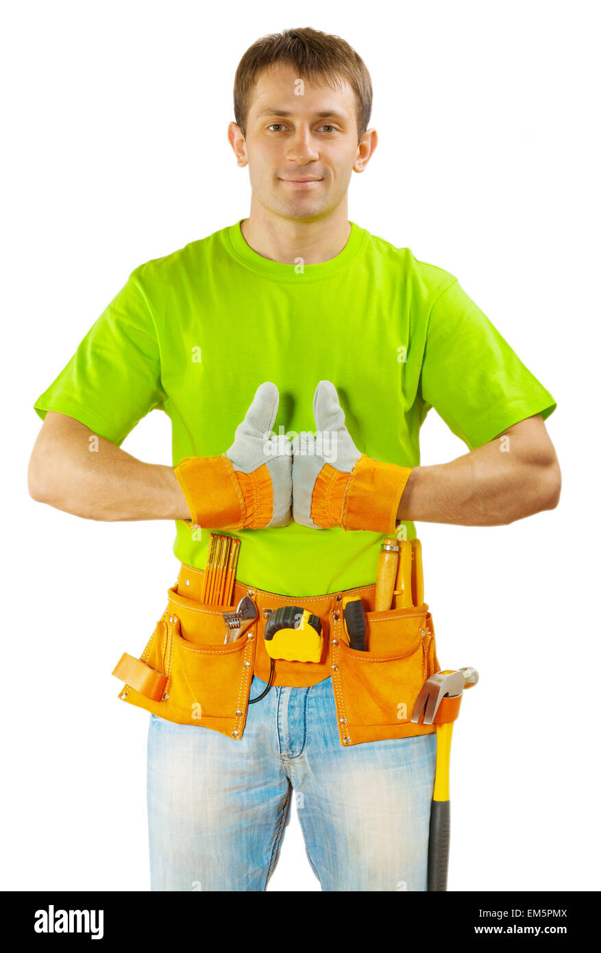 Home improvement contractor Cut Out Stock Images Pictures Alamy