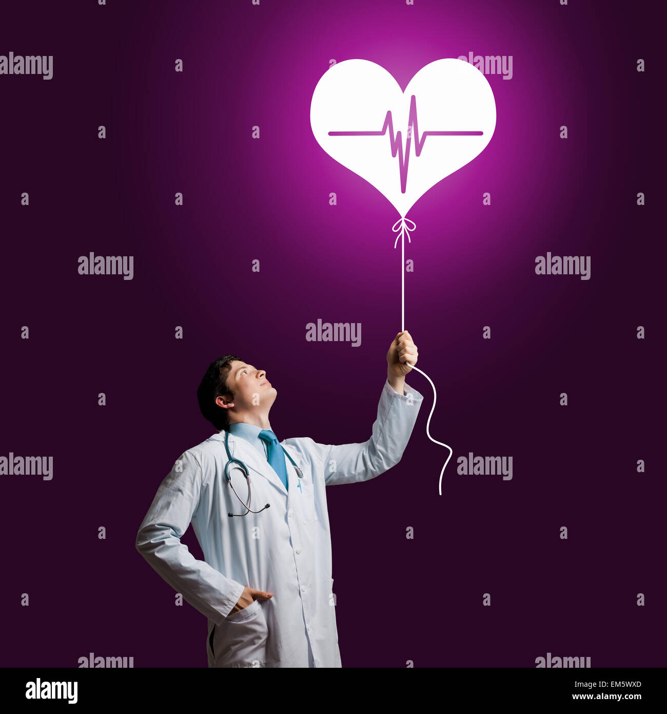 Cardiologist symbol hi-res stock photography and images - Alamy