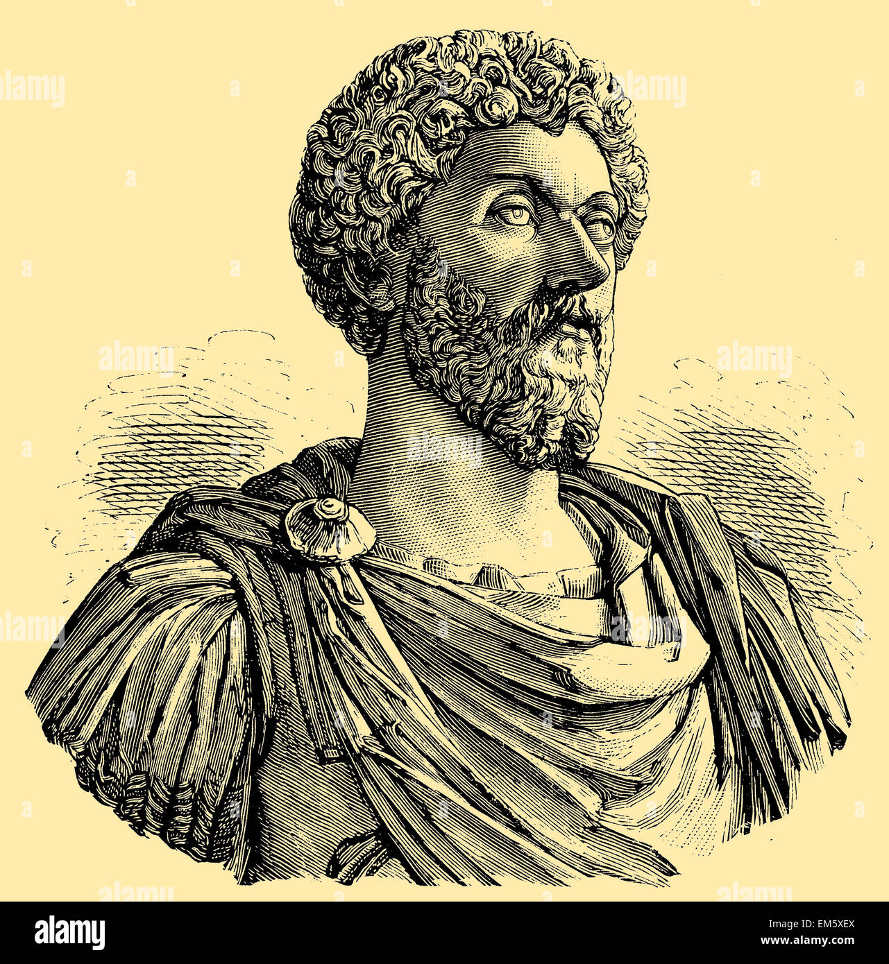 Antonius Pius (86 – 161), fifteenth Roman emperor Stock Photo