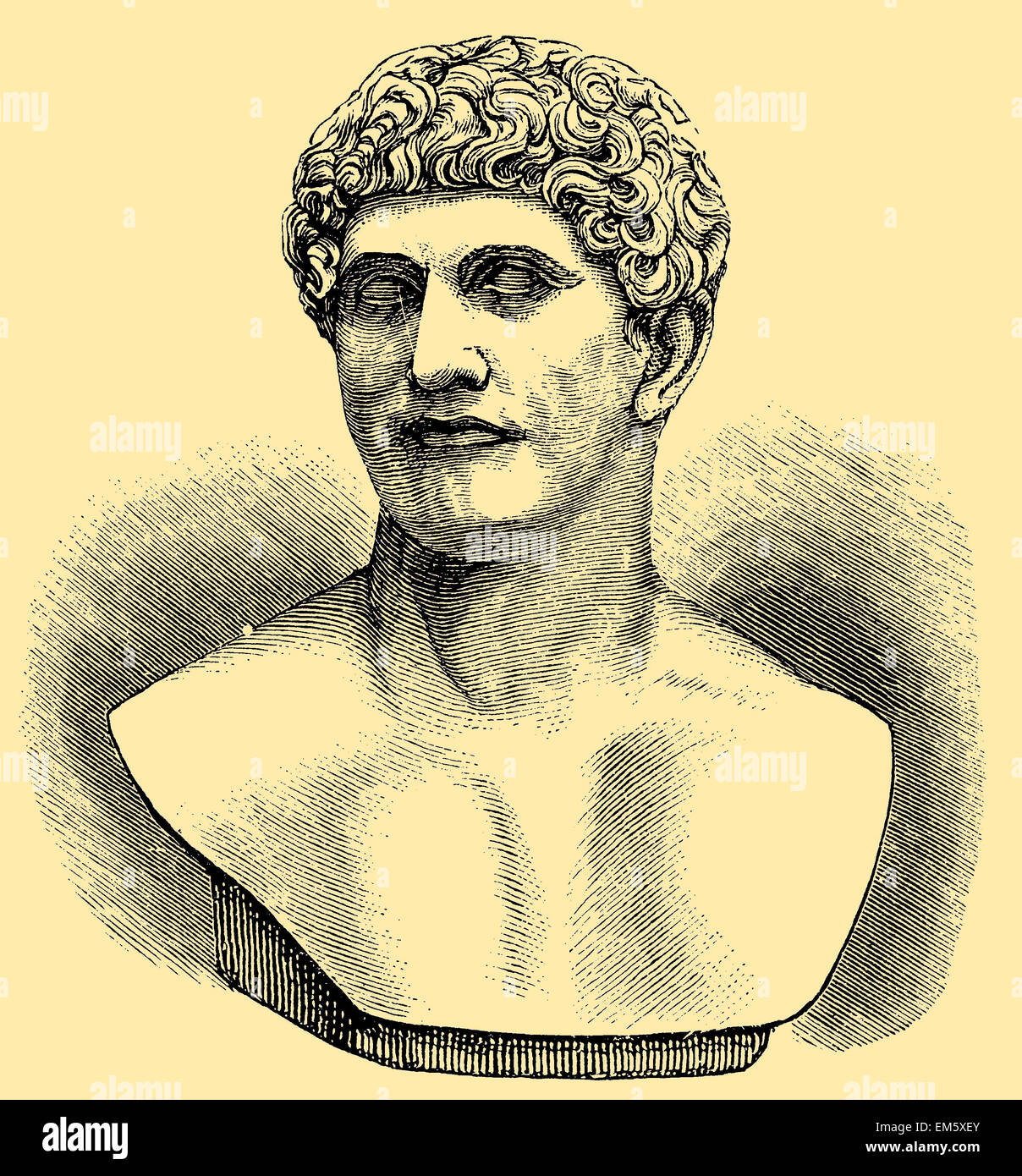 Marcus Antonius, Mark Antony (born January 14, 83 BC, died August 1, 30 BC), Roman politician and general Stock Photo