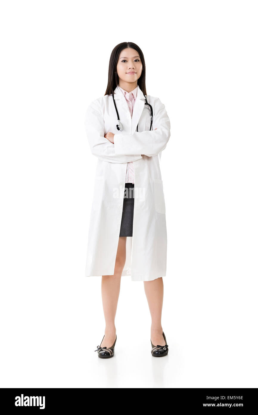 Confident asian doctor woman Stock Photo