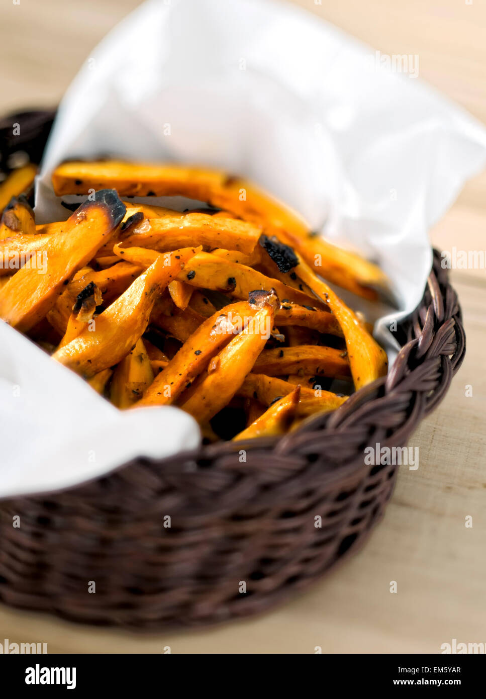 sweet potato fries Stock Photo