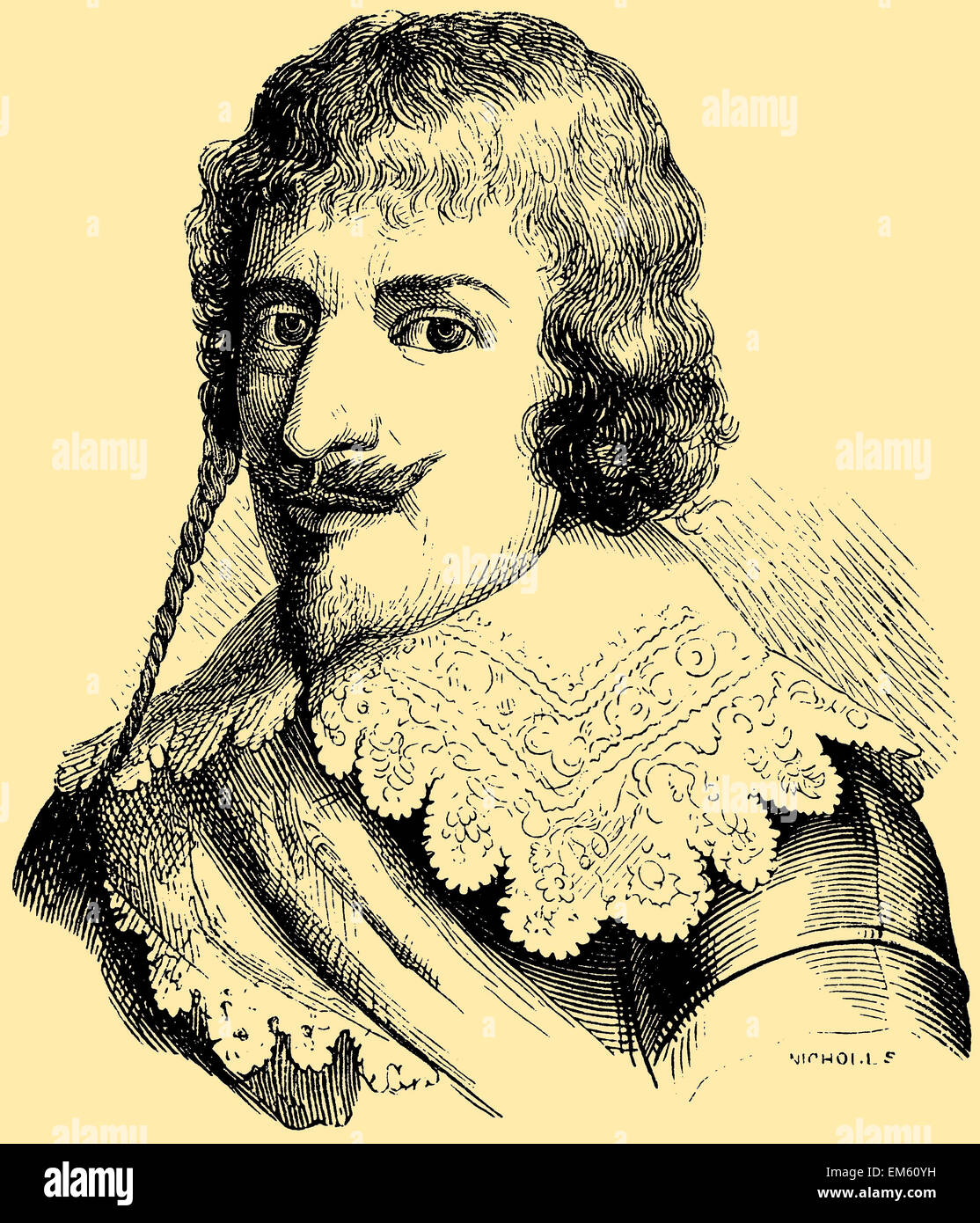 Christian IV (1577 – 1648), king of Denmark-Norway Stock Photo