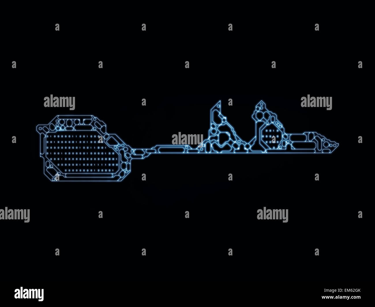 Numbers of Key Code Stock Photo - Alamy