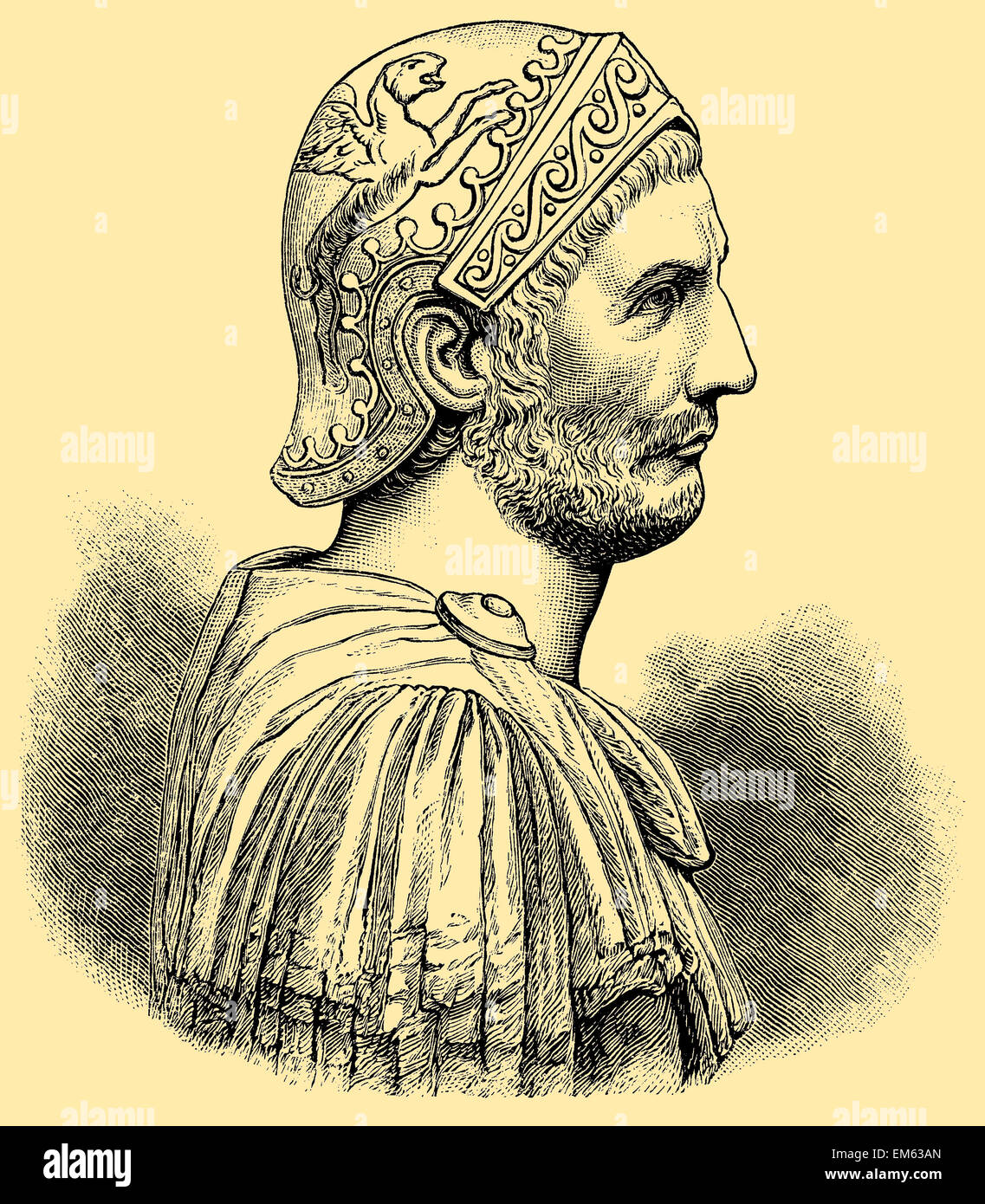 Hannibal  (248–183 or 182 BC), Carthaginian military commander Stock Photo