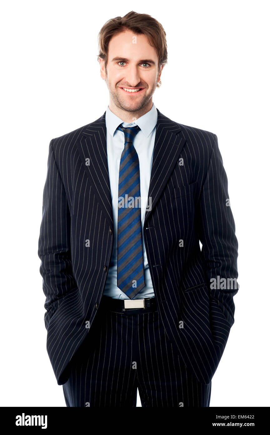 Well dressed male business executive Stock Photo - Alamy