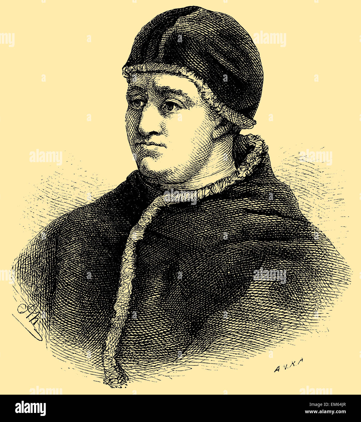 Pope Leo X (1475 - 1521) Stock Photo