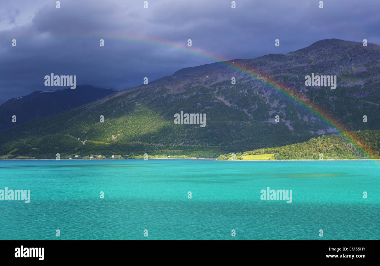 Clouds and rainbow hi-res stock photography and images - Alamy