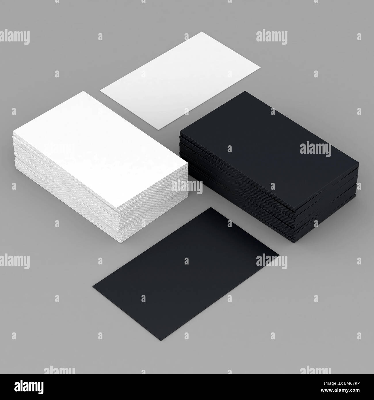 Business cards blank Stock Photo Alamy