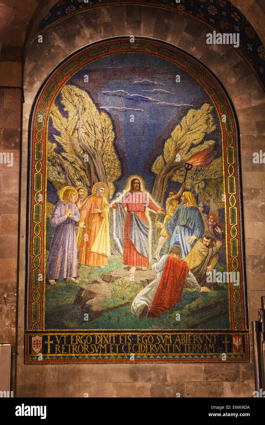 Israel Jerusalem Alternative Name Basilica Of Agony Mount Of Olives Interior Of Church Of 