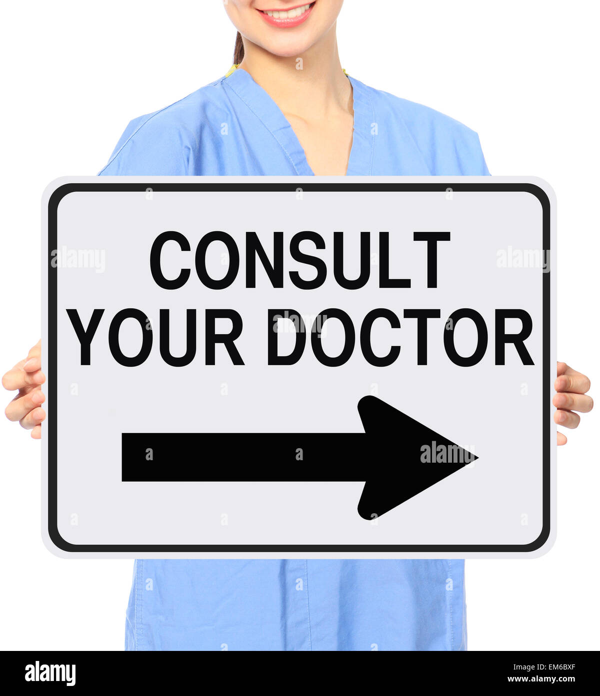Consult Your Doctor Stock Photo
