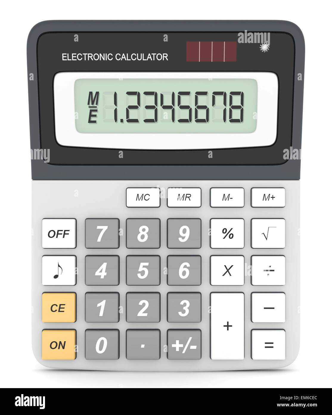 Modern office calculator Stock Photo