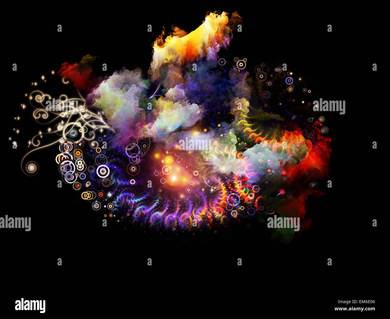 Cool Design Nebulae Stock Photo - Alamy