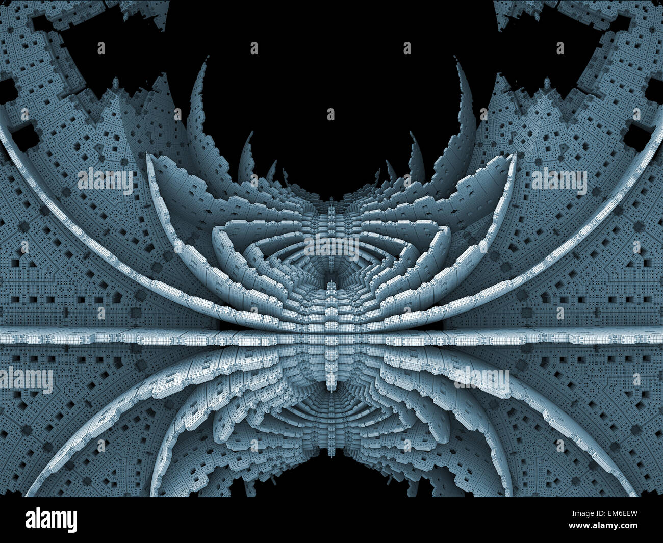 Fractal Spider Element Stock Photo Alamy