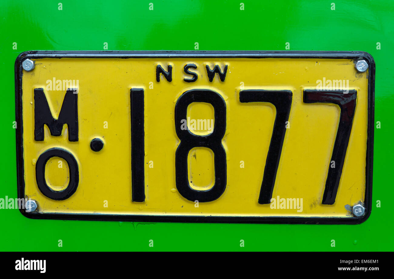 Albion Venturer Registration Plate Stock Photo Alamy