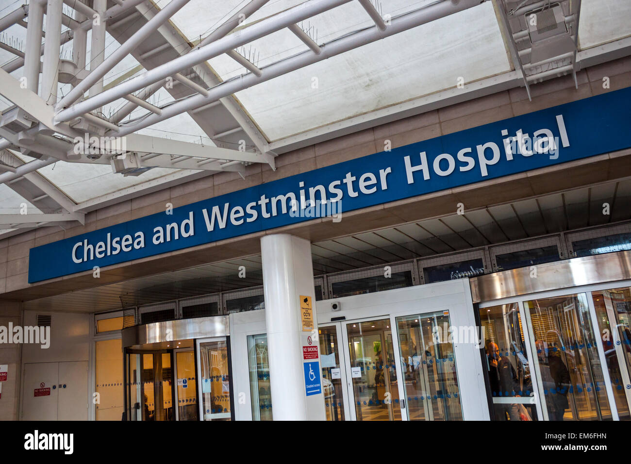 Chesea and Westminster Hospital, Old Brompton Road, London Stock Photo