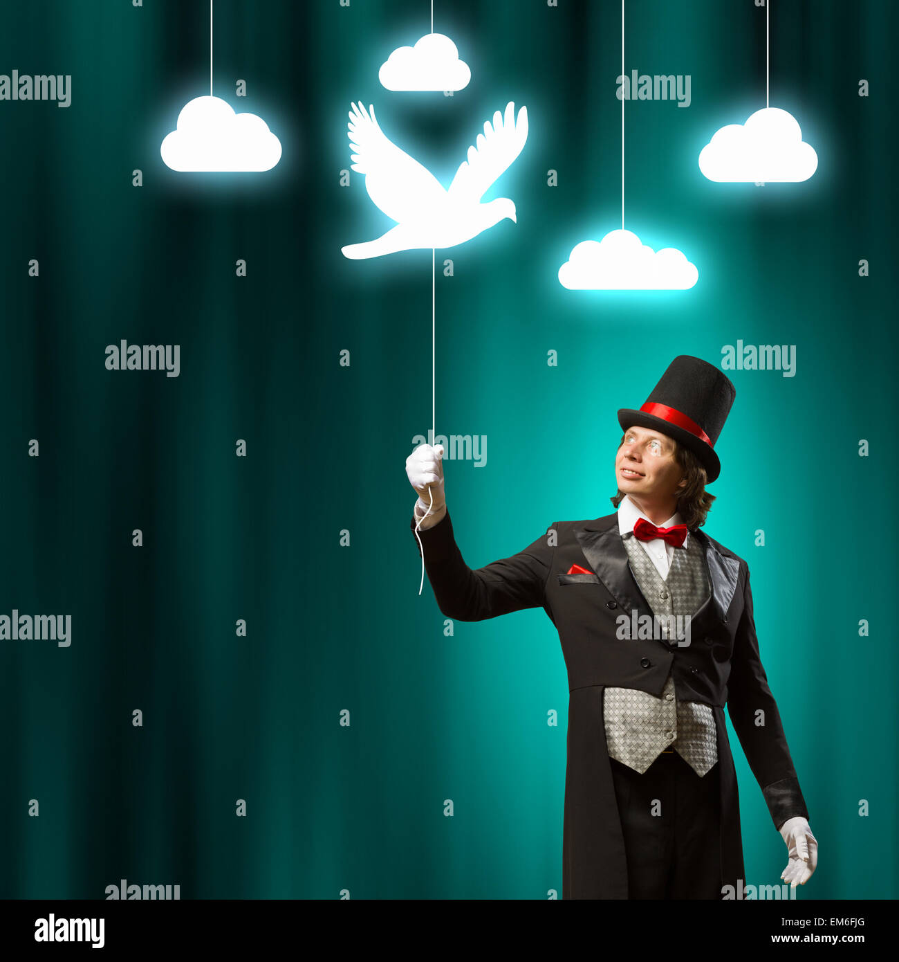 Top hat tophat tuxedo hi-res stock photography and images - Alamy