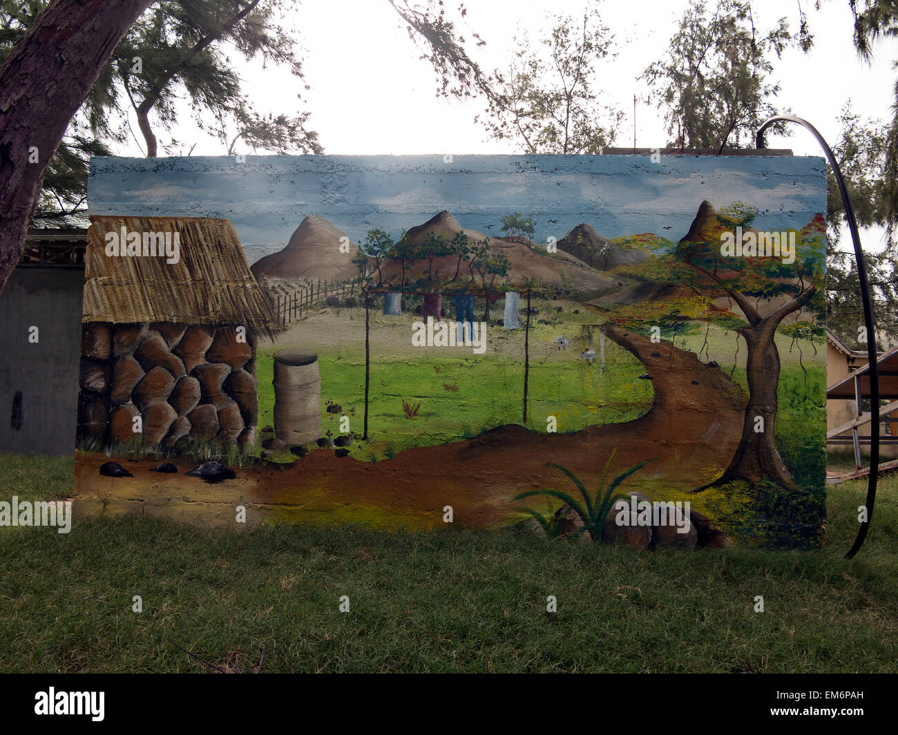 Indian painted wall hi-res stock photography and images - Alamy