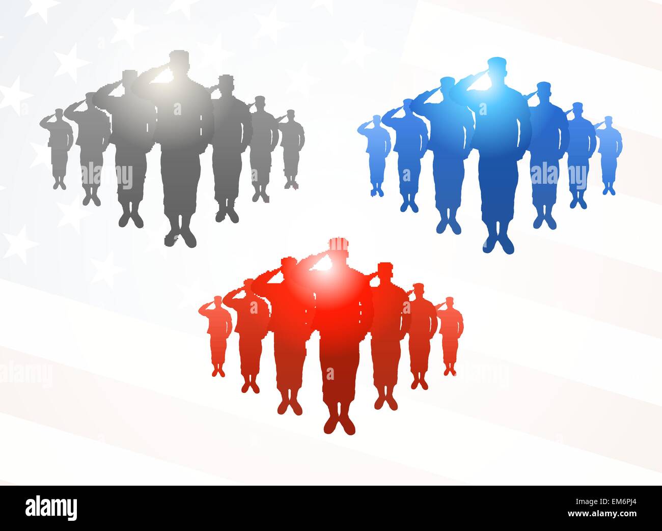American infantry troops Stock Vector Images Alamy