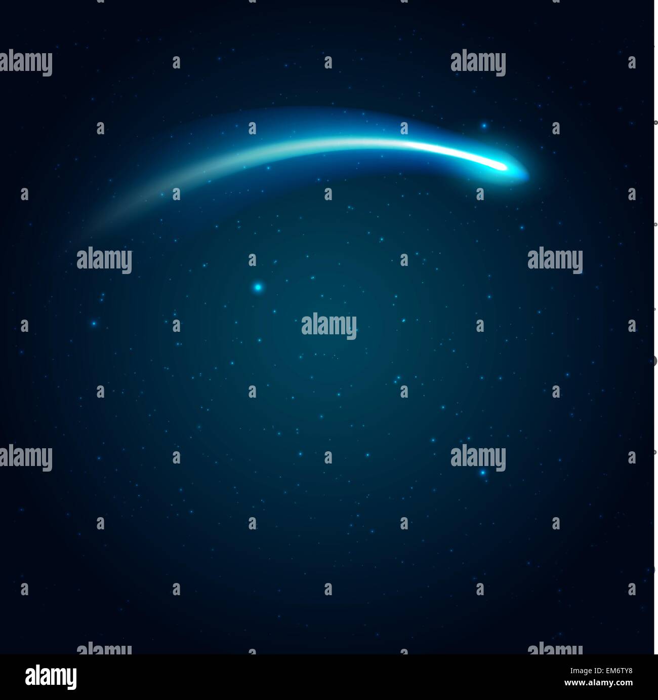 Shooting star vector illustration with space for you text Stock Vector ...