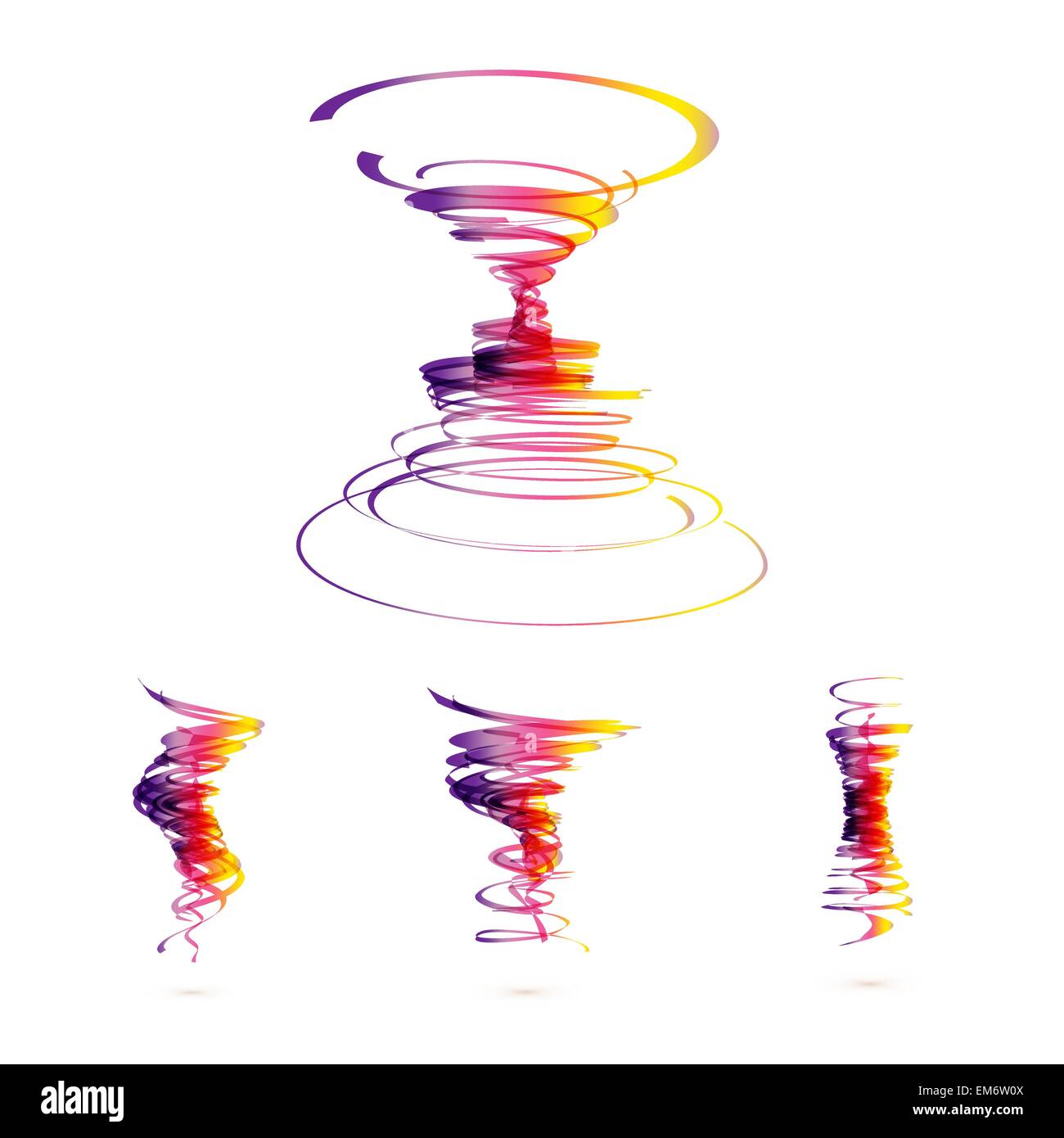 Set of vector tornado icons Stock Vector Image & Art - Alamy