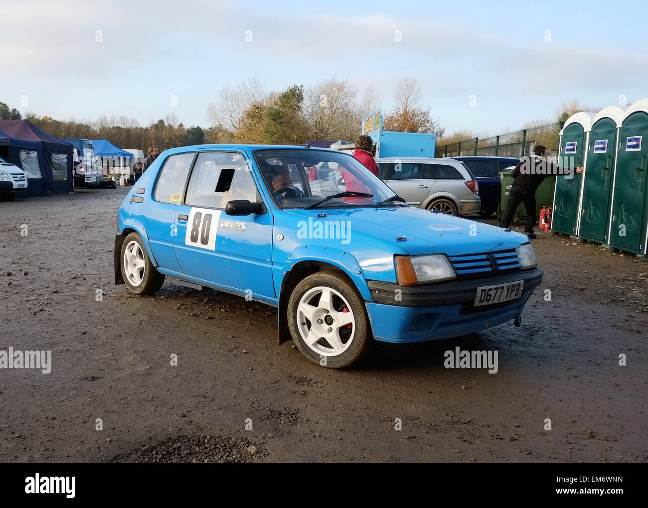 Peugeot 205 rally car hi-res stock photography and images