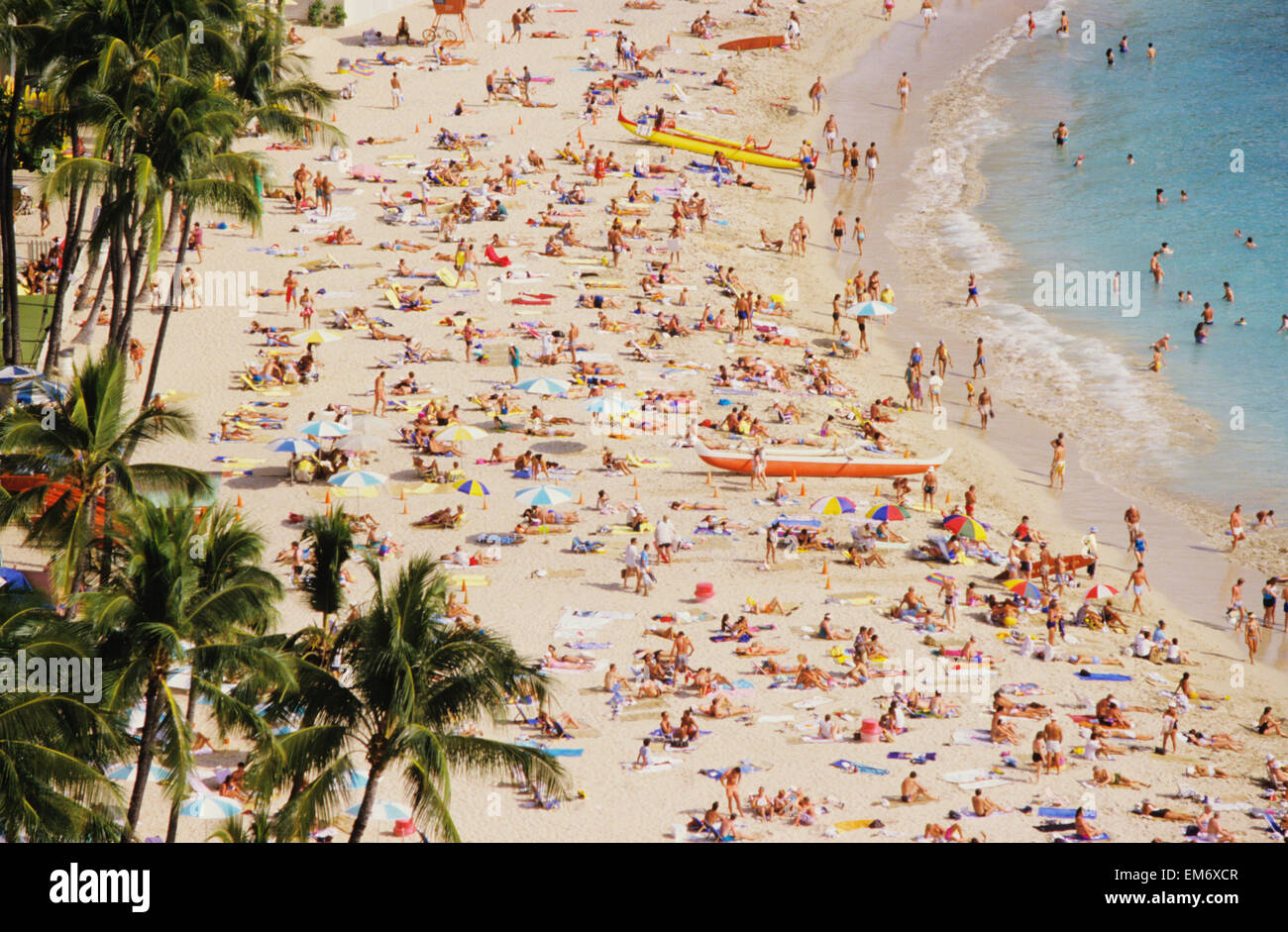 Afternoon in waikiki beach hi-res stock photography and images - Alamy