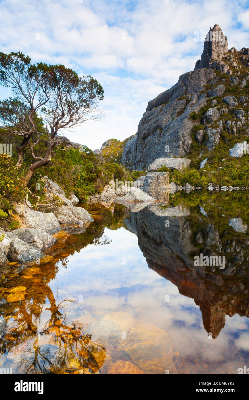 Square Lake Southwest National Park Tasmania Australia Stock Photo Alamy