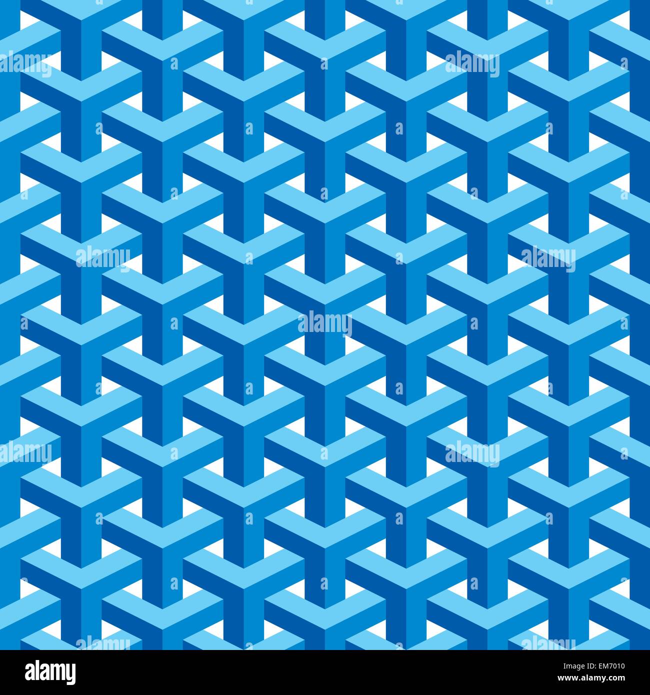 Seamless Square Escher Pattern Background Stock Vector