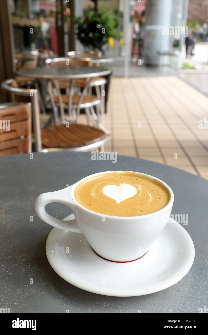 Caffè Latte Stock Photo