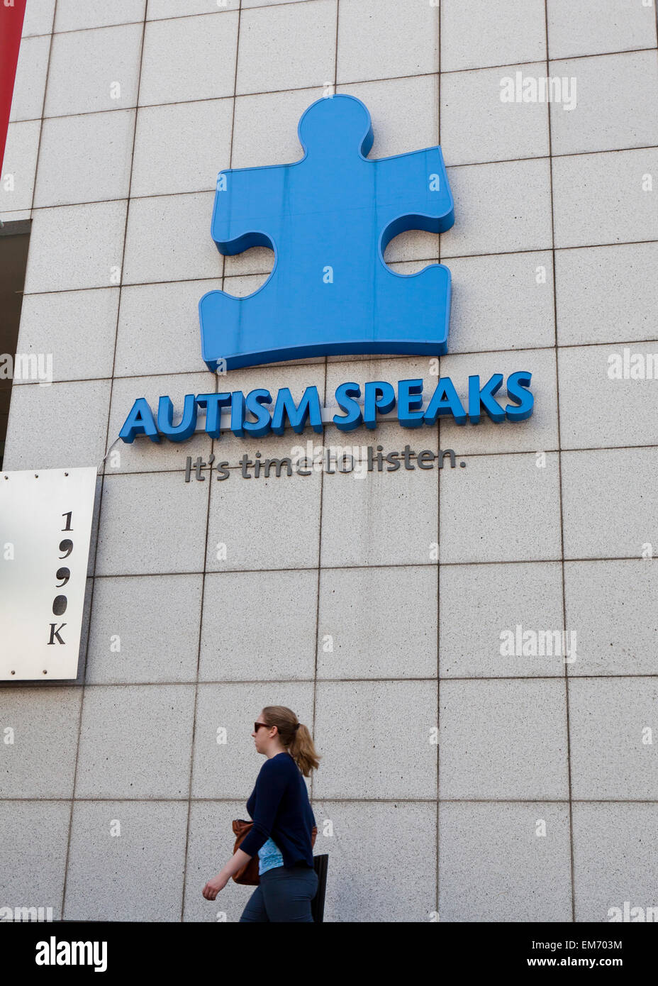 Autism Speaks building - Washington, DC USA Stock Photo