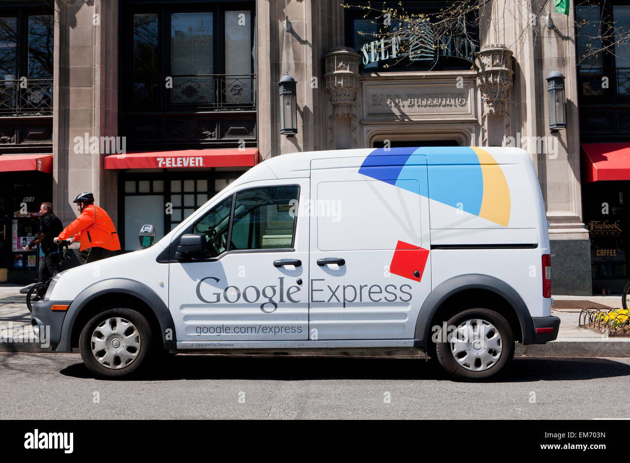 Google Express delivery van - Washington, DC USA Stock Photo