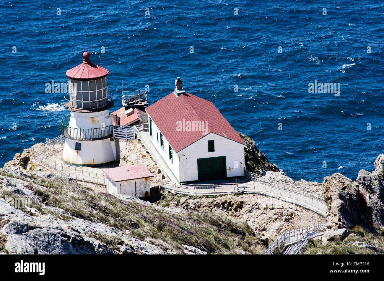 Lighthouse at Point Reyes National Seashore Stock Photo - Alamy