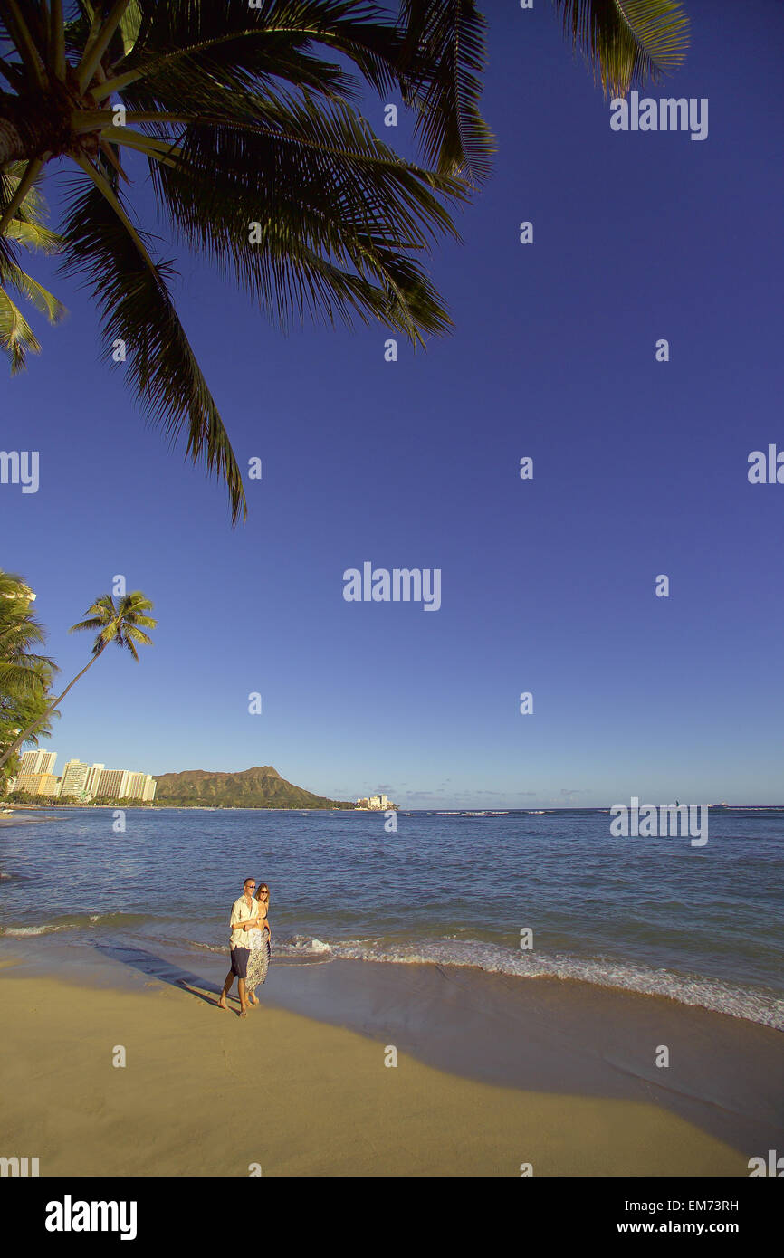 Afternoon in waikiki beach hi-res stock photography and images - Alamy