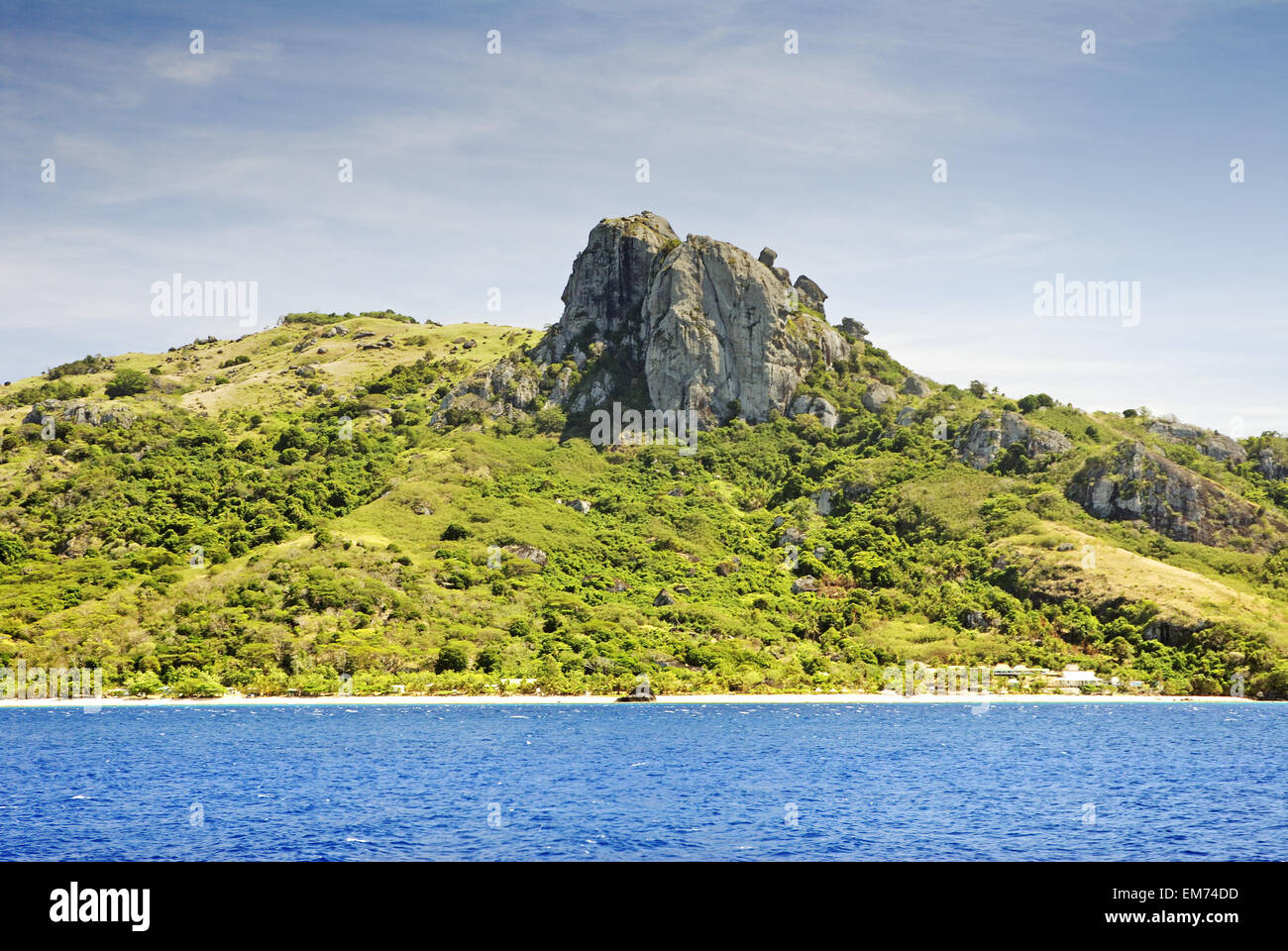 Fiji, Yasawas, Waya Lailai Island, Vatuvula Rock Above Waya Lailai Eco