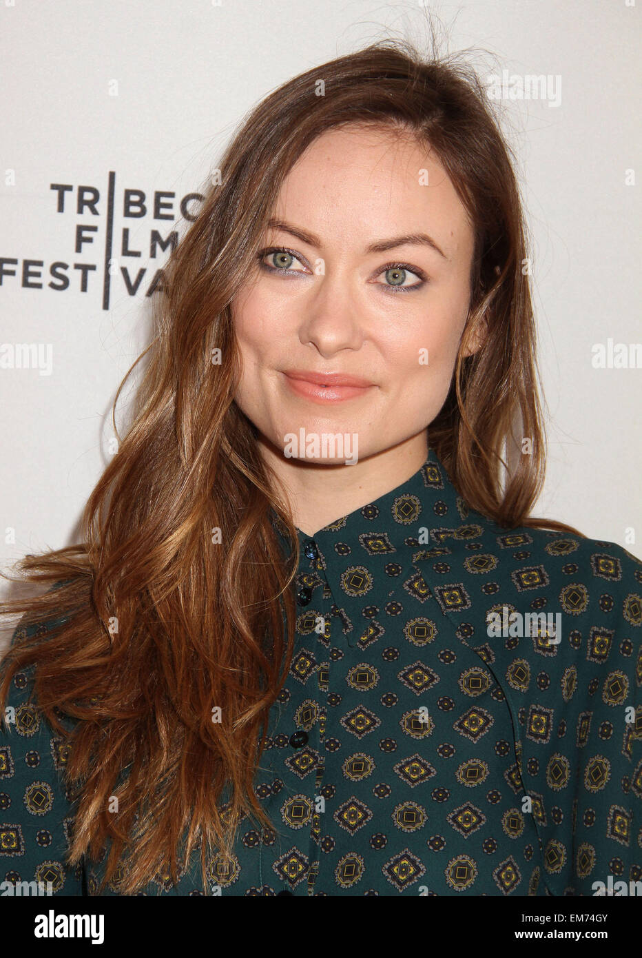 New York, New York, USA. 16th Apr, 2015. Actress OLIVIA WILDE attends the 2015 TriBeCa Festival -TriBeCa Talks: Master Class The Producers held at the SVA Theater. Credit:  Nancy Kaszerman/ZUMAPRESS.com/Alamy Live News Stock Photo