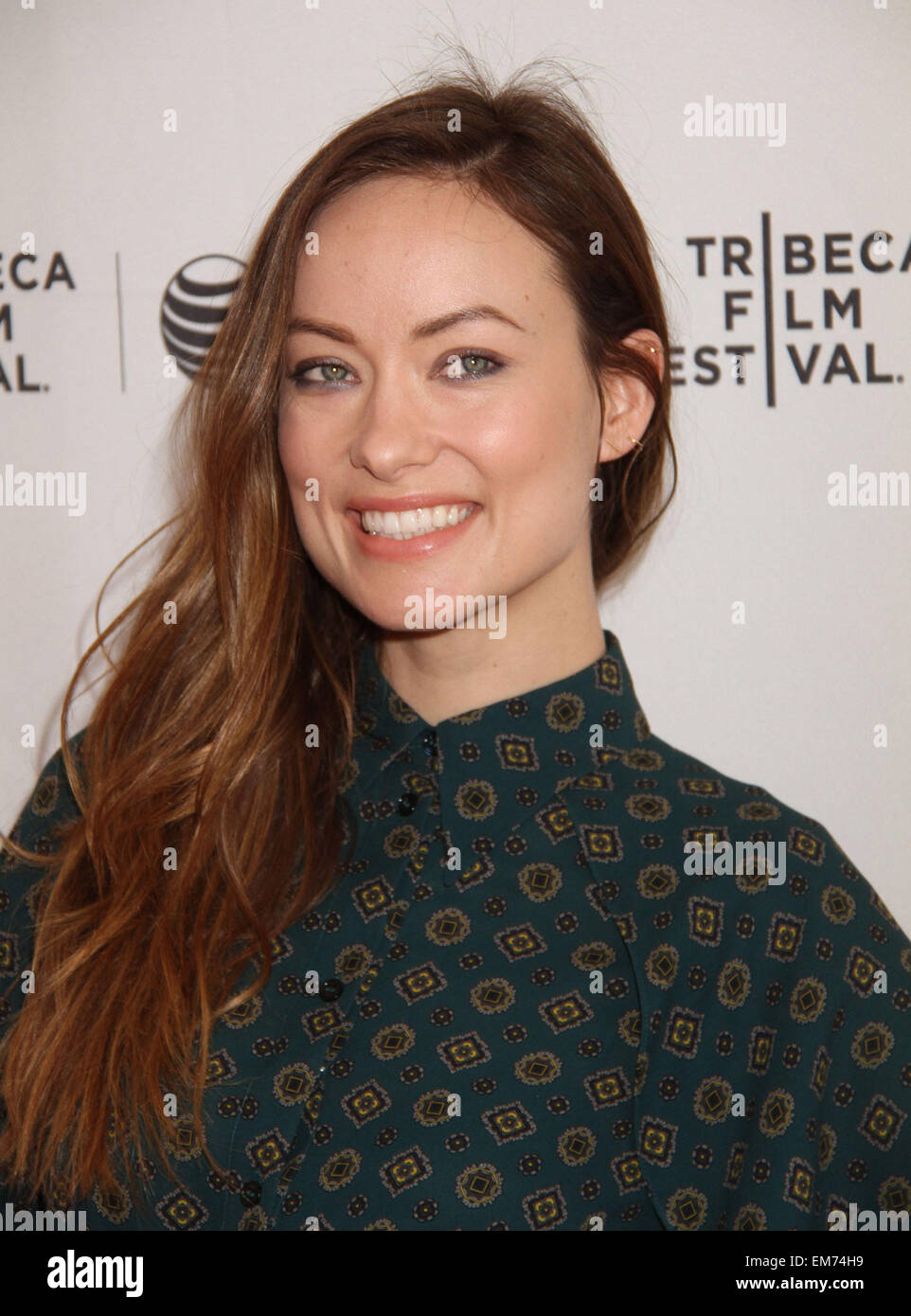 New York, New York, USA. 16th Apr, 2015. Actress OLIVIA WILDE attends the 2015 TriBeCa Festival -TriBeCa Talks: Master Class The Producers held at the SVA Theater. Credit:  Nancy Kaszerman/ZUMAPRESS.com/Alamy Live News Stock Photo