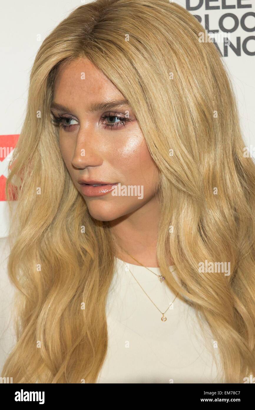 New York, NY, USA. 16th Apr, 2015. Kesha at arrivals for 9th Annual