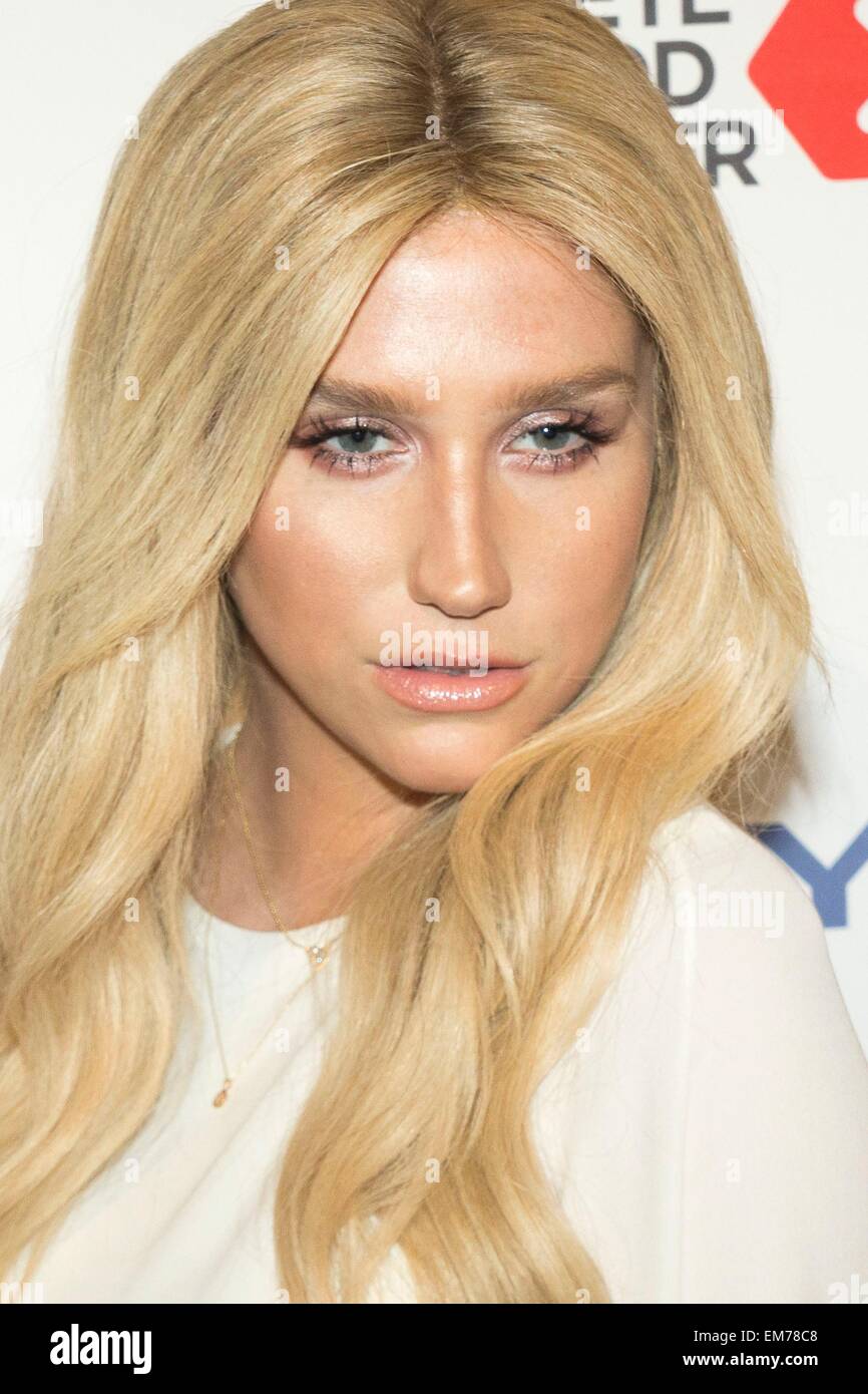 New York, NY, USA. 16th Apr, 2015. Kesha at arrivals for 9th Annual