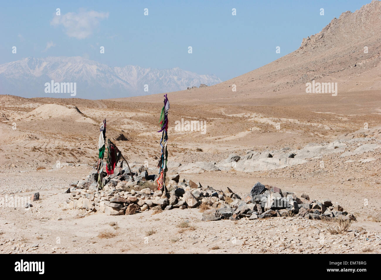 Grave By The Kabul To Sarobi Road, Kabul Province, Afghanistan Stock ...